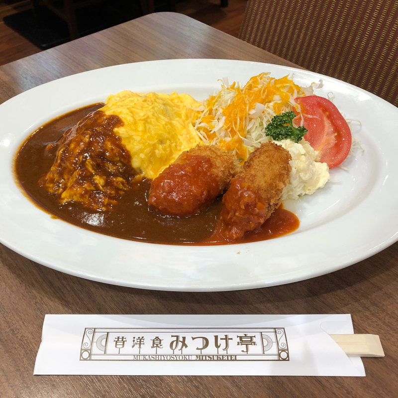 オムライスコンビ B(昔洋食みつけ亭 くずは店)