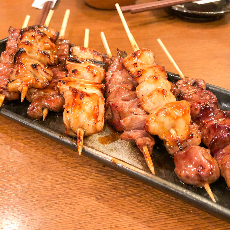 串焼き盛り合せ 8本(俺の居酒屋 三蔵 上野店 )