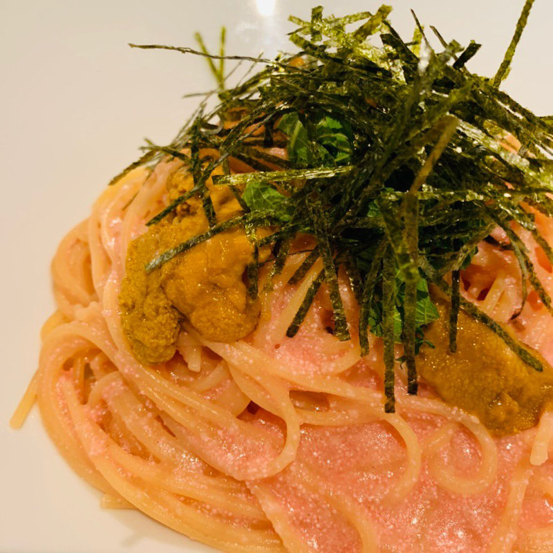 うにとたらこのスパゲティ(スパゲティ そら)