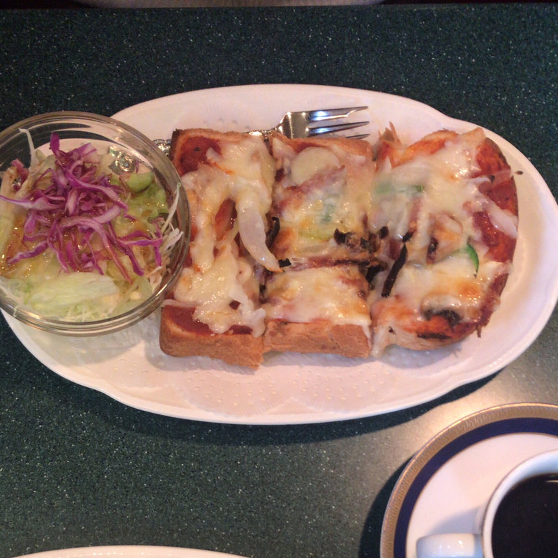 ピザトーストセット(伯爵 池袋北口店)