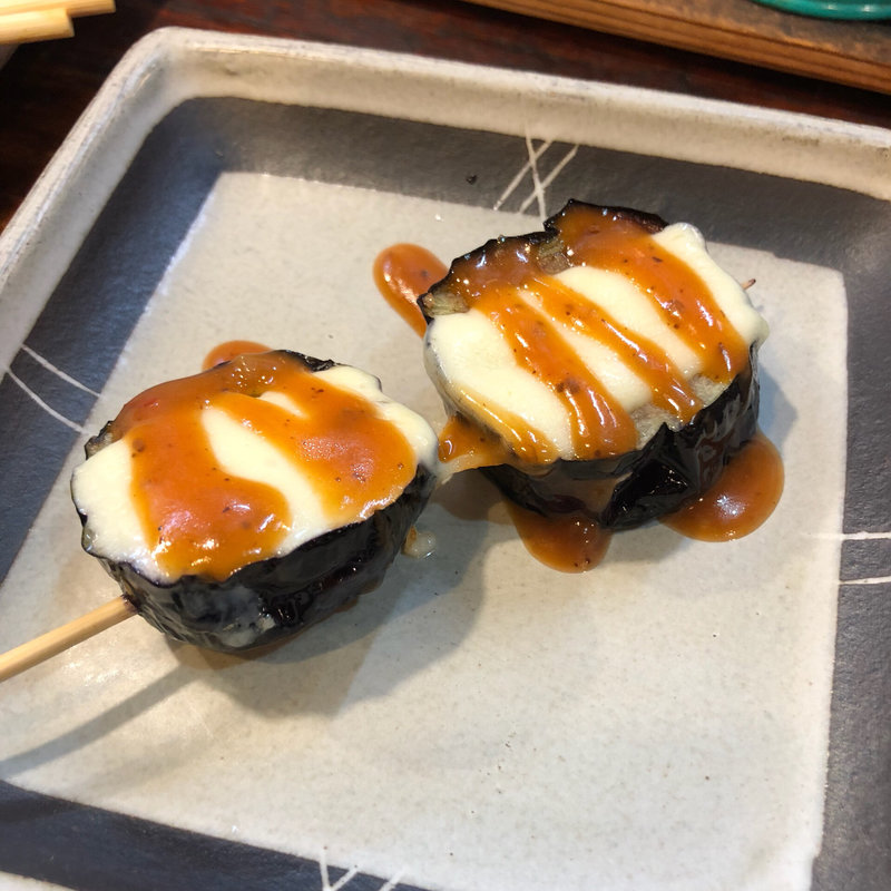 なすチーズ(焼き鳥楽笑)