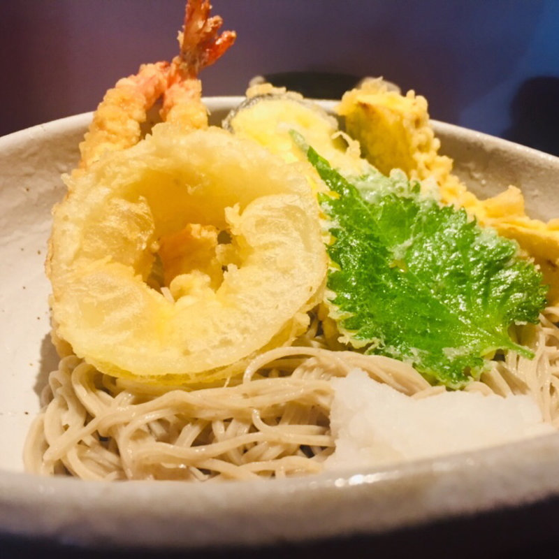 天ぷらおろしそば(粋麺麦のはな  )