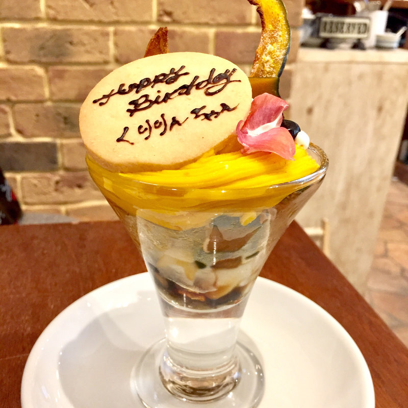 かぼちゃパフェ(caffetteria gatto nero)