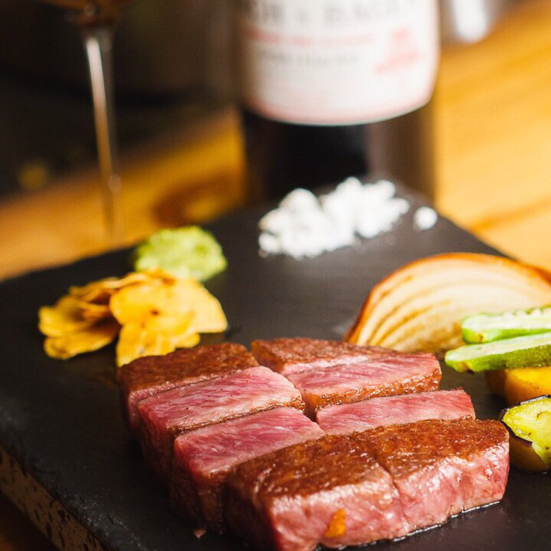 料理長10月の極みコース(鉄板ステーキ 淀屋)