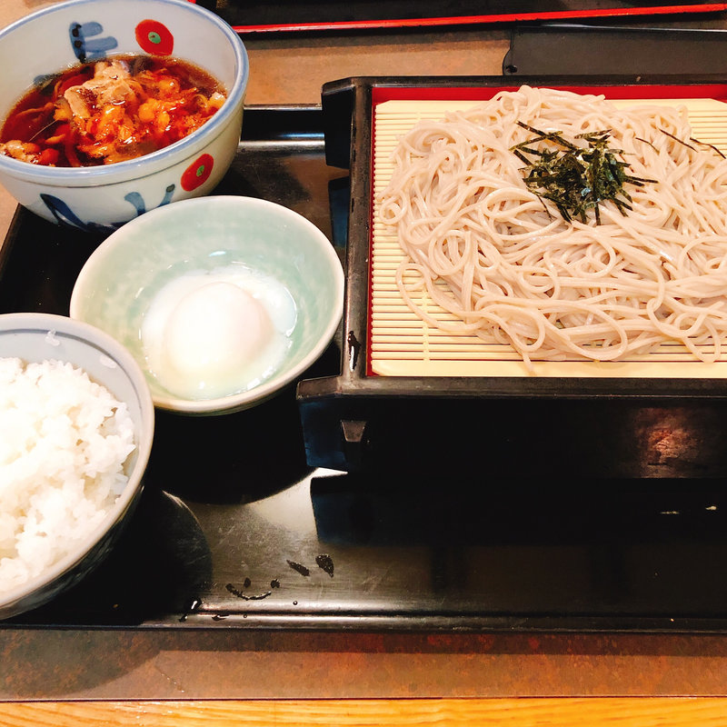 豚キムチつけめん(そば・うどん・定食・一品・酒 旬坊)