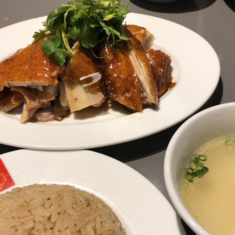 ローストチキンライス(威南記ウィーナムキー 銀座EXITMELSA店)