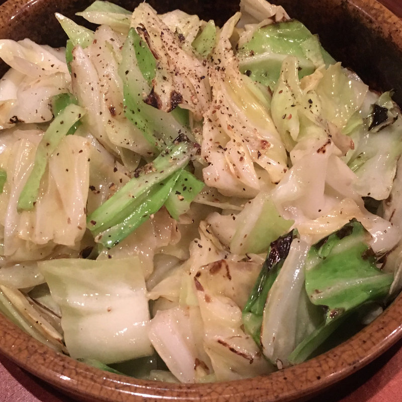名物！アンチョビキャベツ(下町バル ながおか屋)