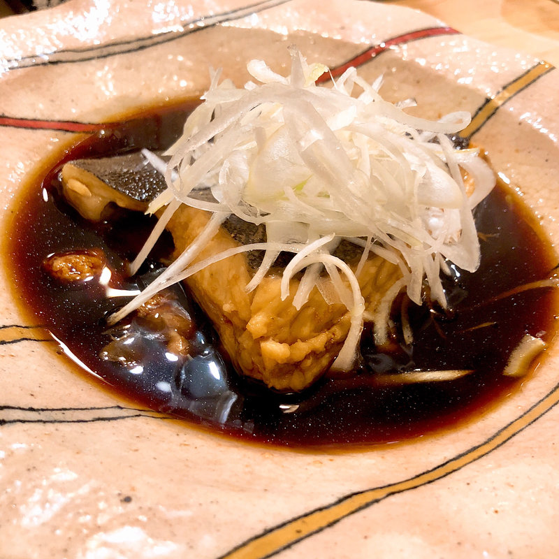 まこがれいの煮付け(離亭 三ぶん)