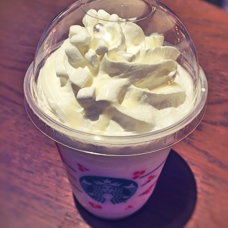 ホワイト チョコレート スノー フラペチーノ(Tall)(スターバックスコーヒー 福岡赤坂門店)