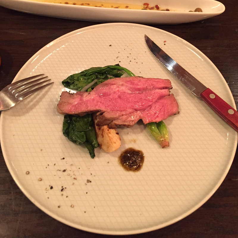 仔羊肩ロースの鉄板焼き(CIRCULO 丸の内)