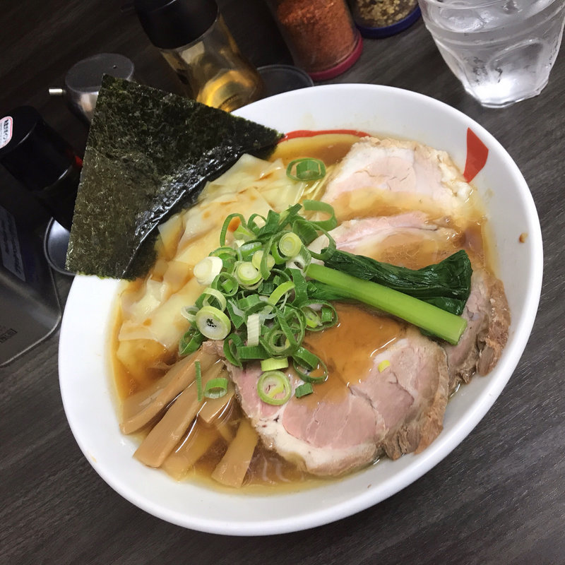 チャーシューワンタン麺(らぁめん 風和梨)