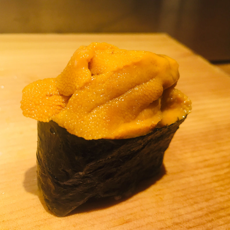 雲丹(築地 すし鮮 天文館2号店)