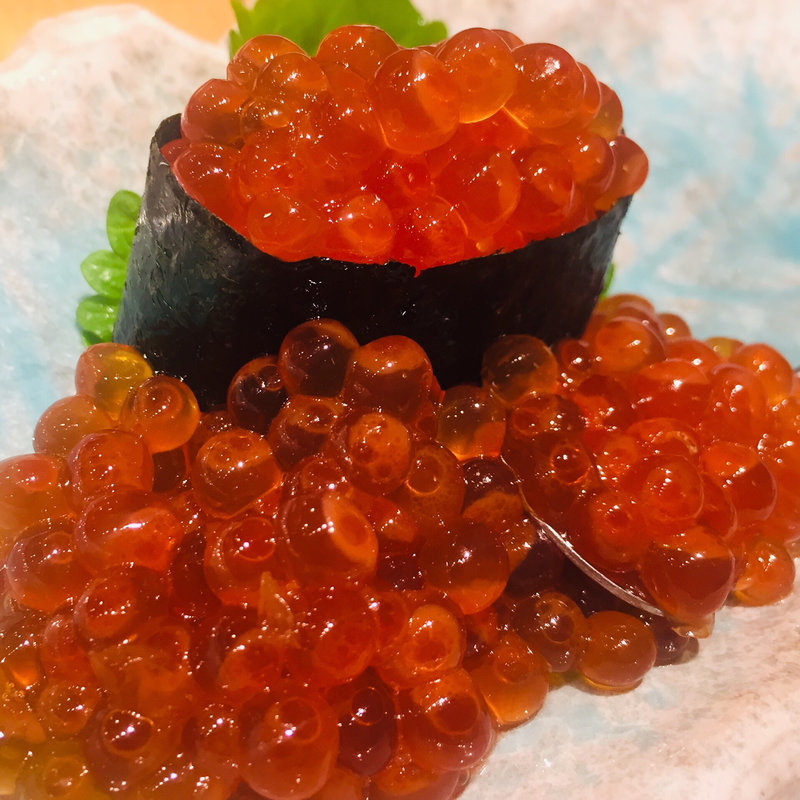 こぼれいくら(築地 すし鮮 天文館2号店)