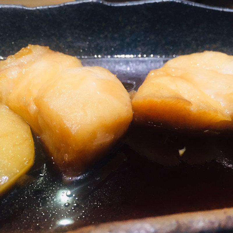 クエの煮付け(築地 すし鮮 天文館2号店)