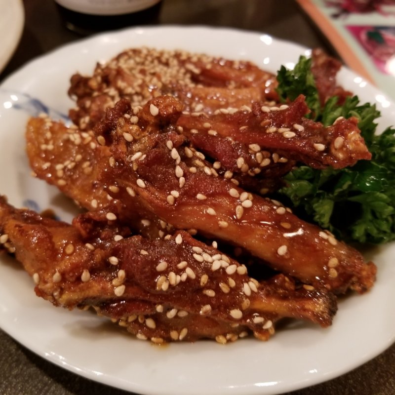 ピリ辛手羽(天下の焼鳥 信秀本店)