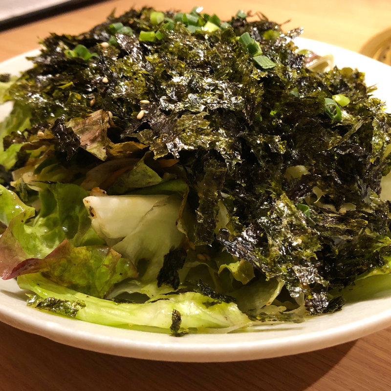 韓国岩のりサラダ(牛鉄 下北沢店 （【旧店表記：牛鉄下北沢パート２】）)