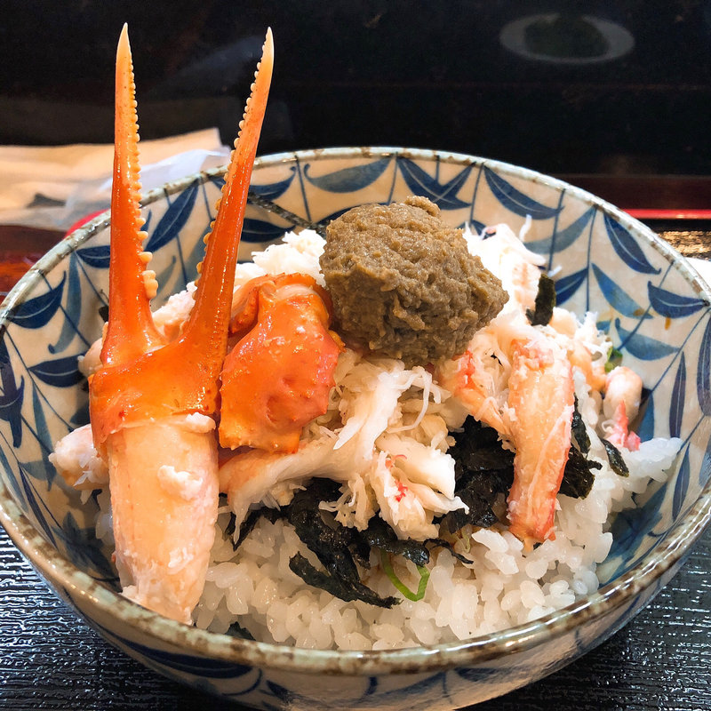 紅ズワイ蟹丼(旨いもんや 笑ら )