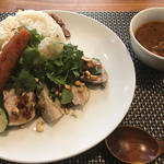 お昼のカレープレート カオマンカレー