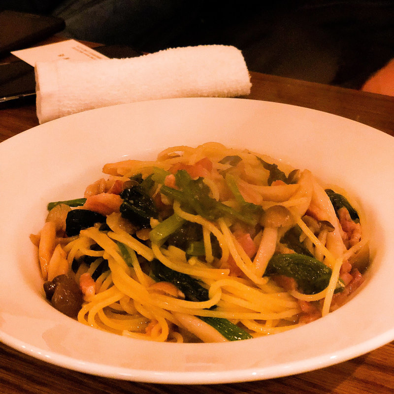 本日のパスタ(シュガー・プラム サンジュウサン)