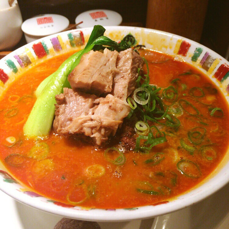 叉焼担々麺(四川辣麵 心斎橋店)