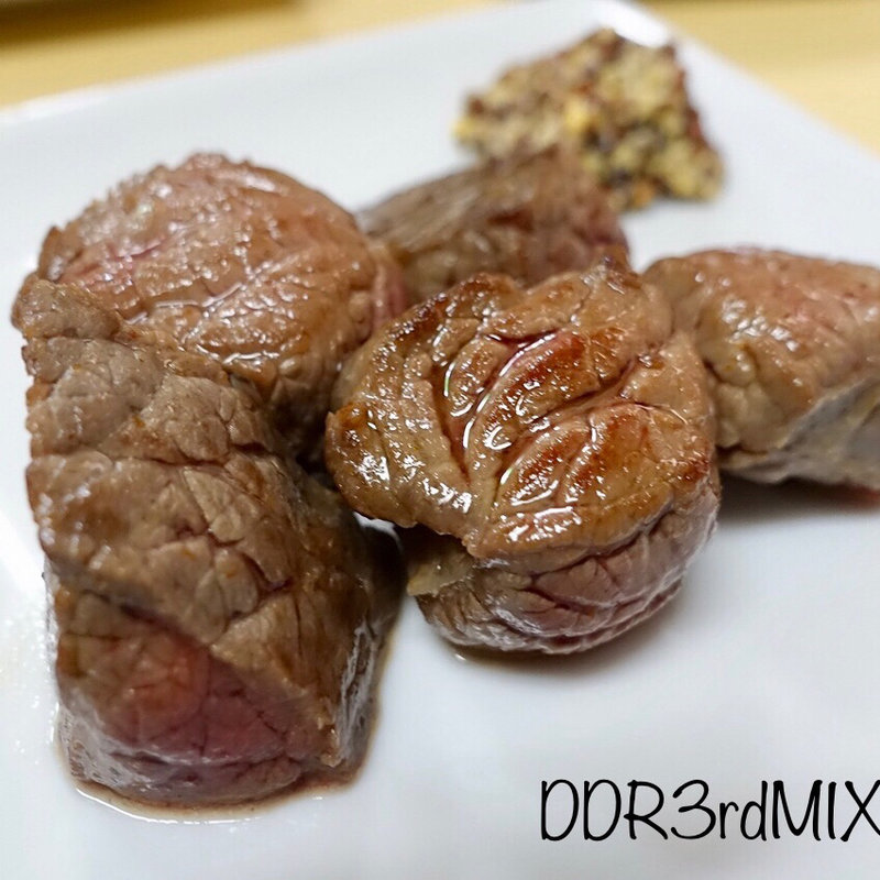 短角牛のステーキ(幸軒夜乃部)