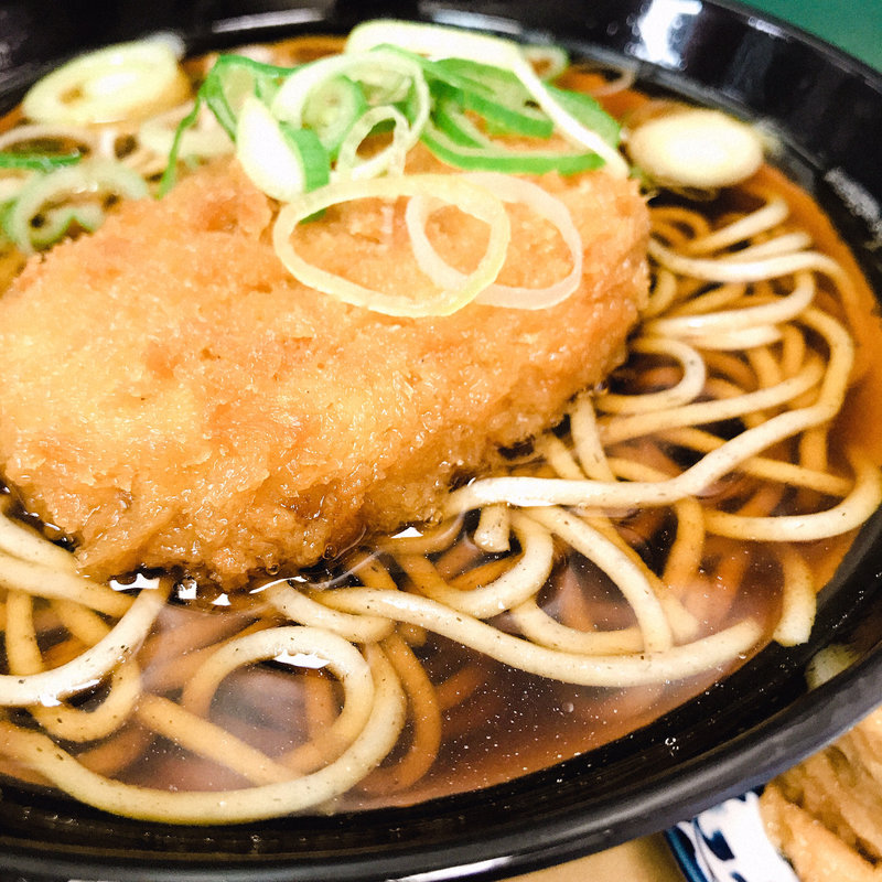 コロッケそば(天亀そば )