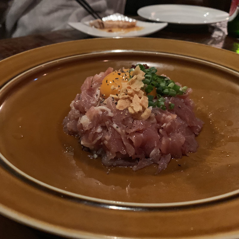 生ハムユッケ(ヤネウラ （yaneura）)