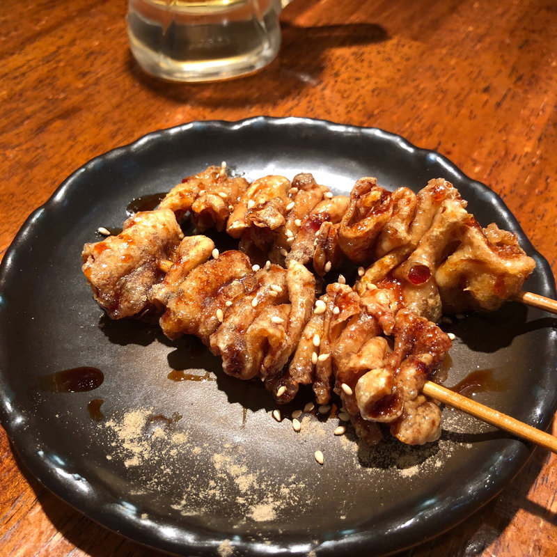 とり皮棒(築地銀だこ)