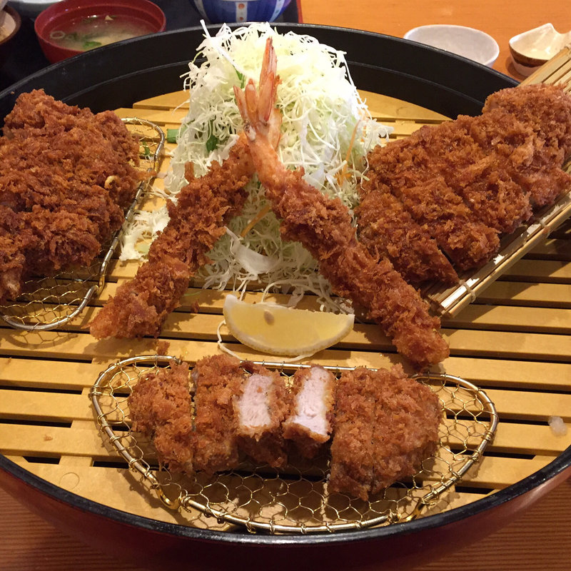 大皿カツ盛り(とんかつ きりしま)