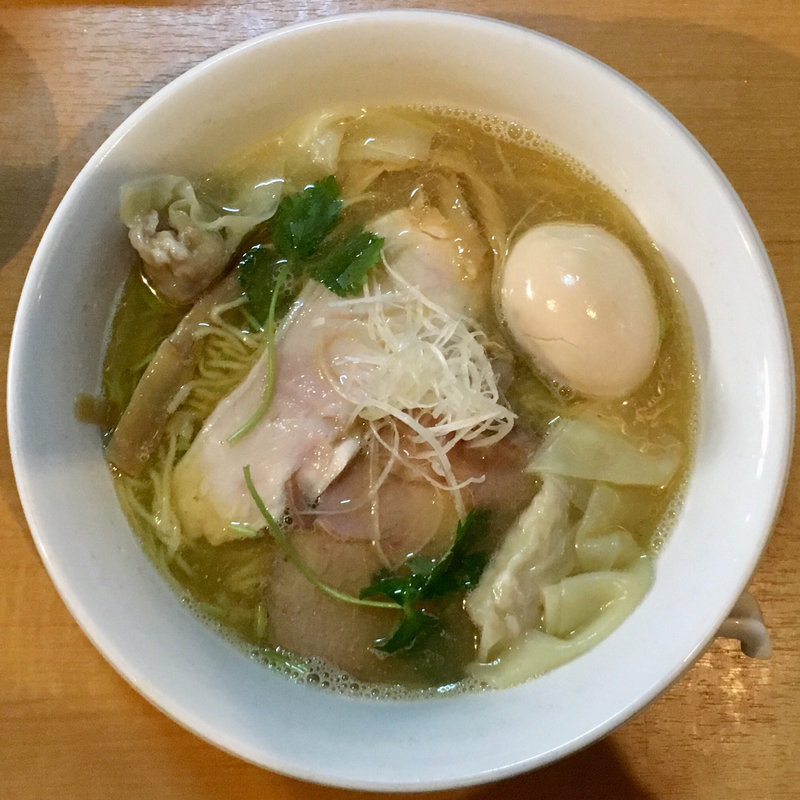 特製麻薬塩そば(中華そば 大井町 和渦 )