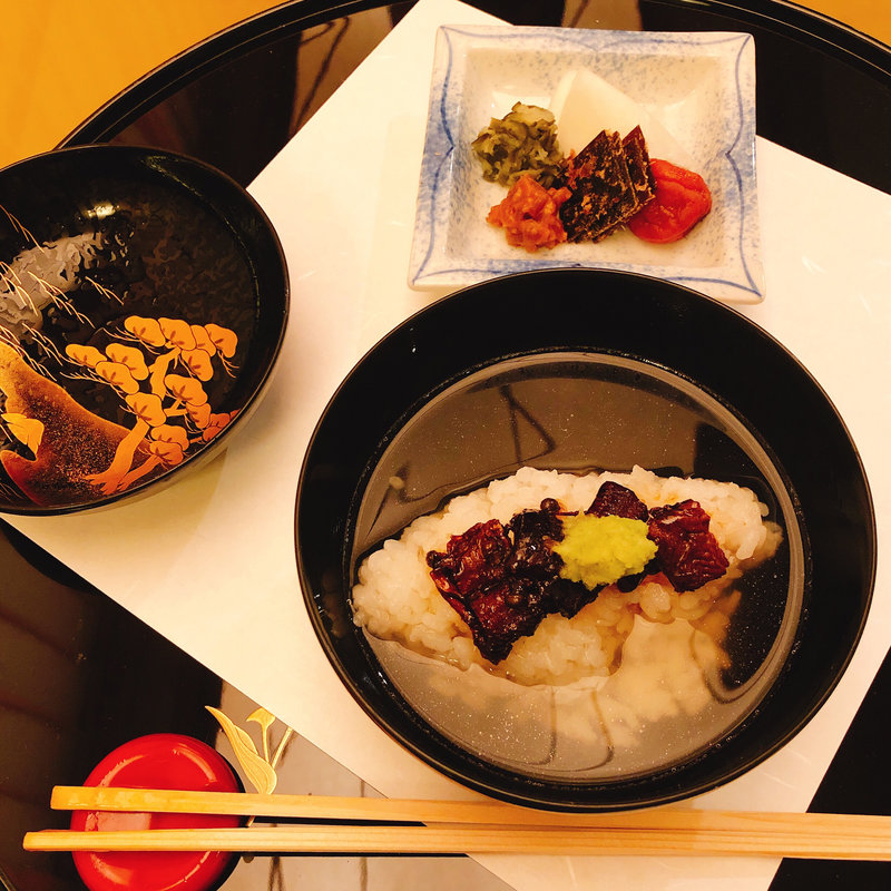 鰻のお茶漬け(加賀屋 銀座店)