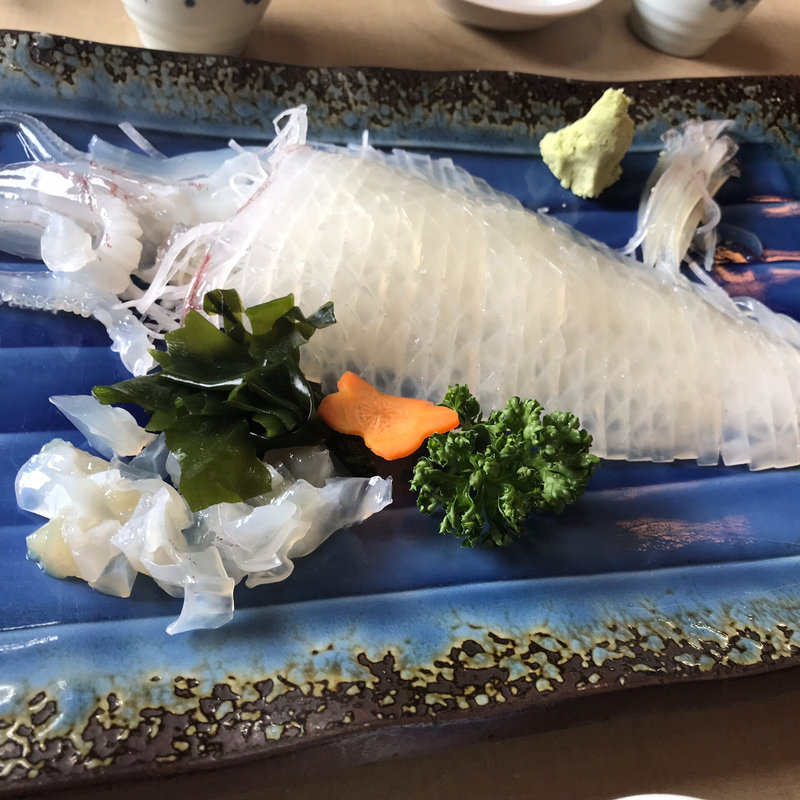 イカの活き造り(マルタ活魚)