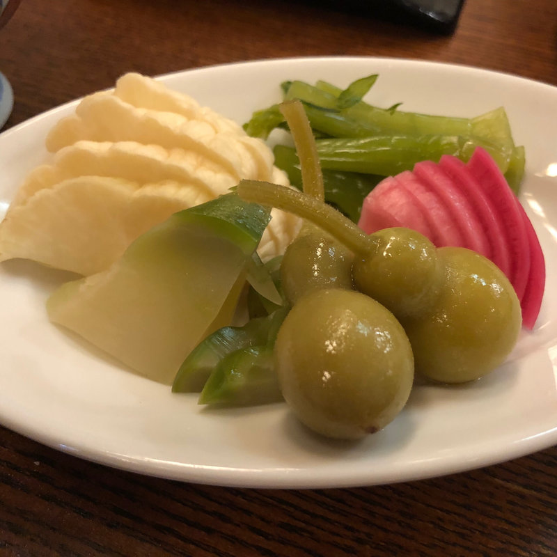 漬物盛り合わせ(都夏 （ツゲ）)