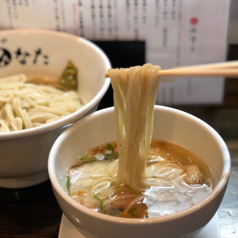 あっさり塩つけ麺 小盛(麺や ひなた)