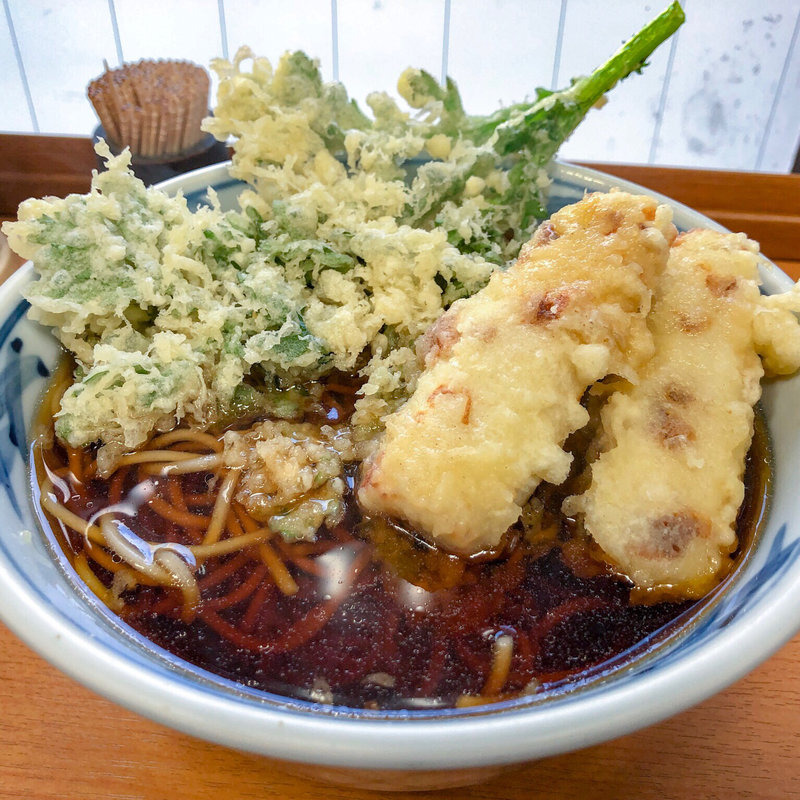 春菊天そば・うどん(加賀)