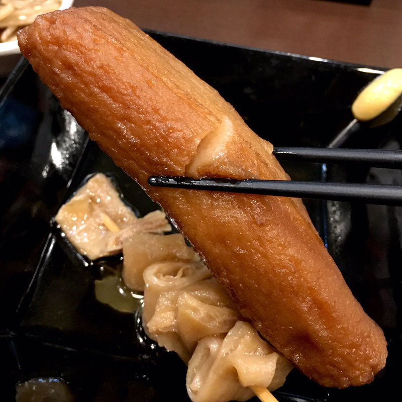 ごぼう天（おでん）(炭火 串焼きボンちゃん)