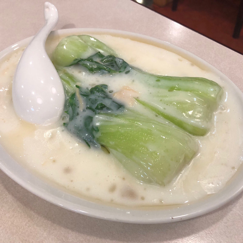 青梗菜のクリーム煮(味仙本店)
