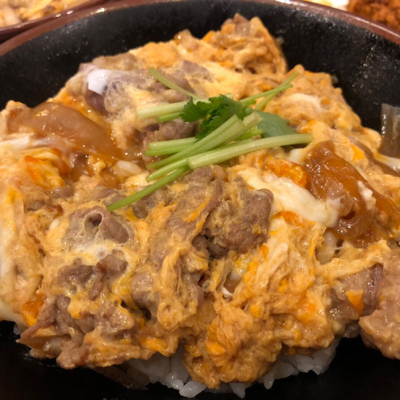 牛玉子とじ丼(丸亀製麺 米沢店)