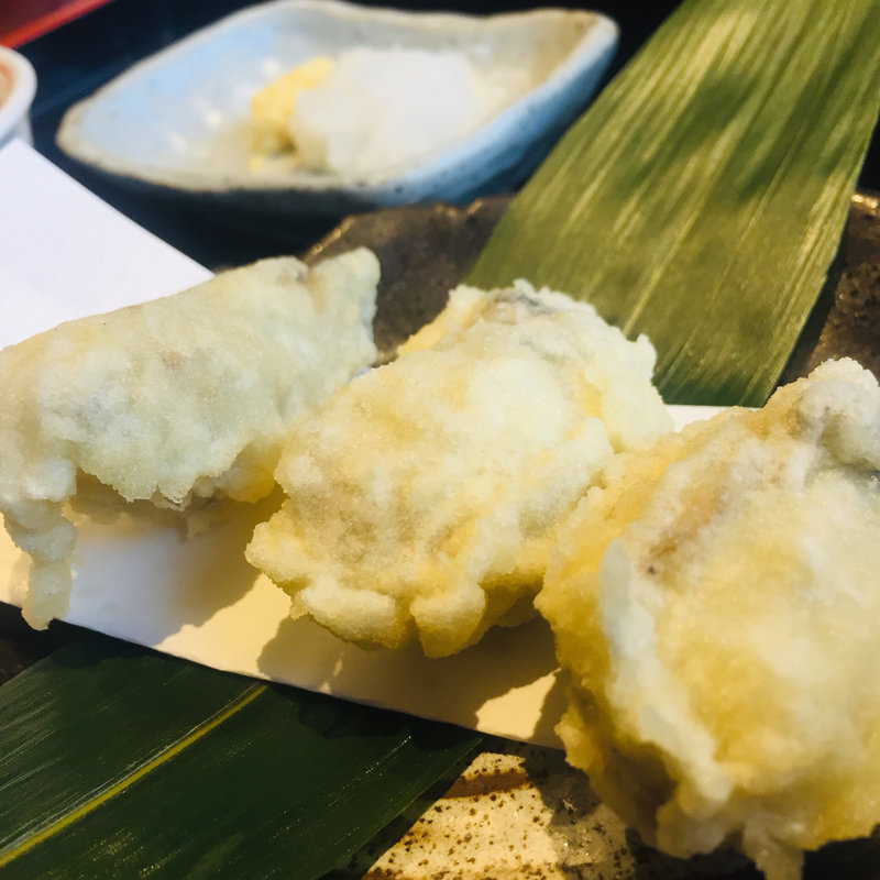 牡蠣の天婦羅(がんこ庵 東開店 （【旧店名】一徹庵 東開店）)