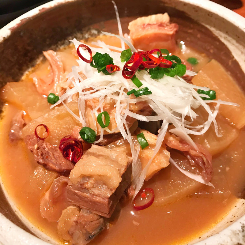 牛スジ仙台味噌煮込み(ほたる 国分寺店)