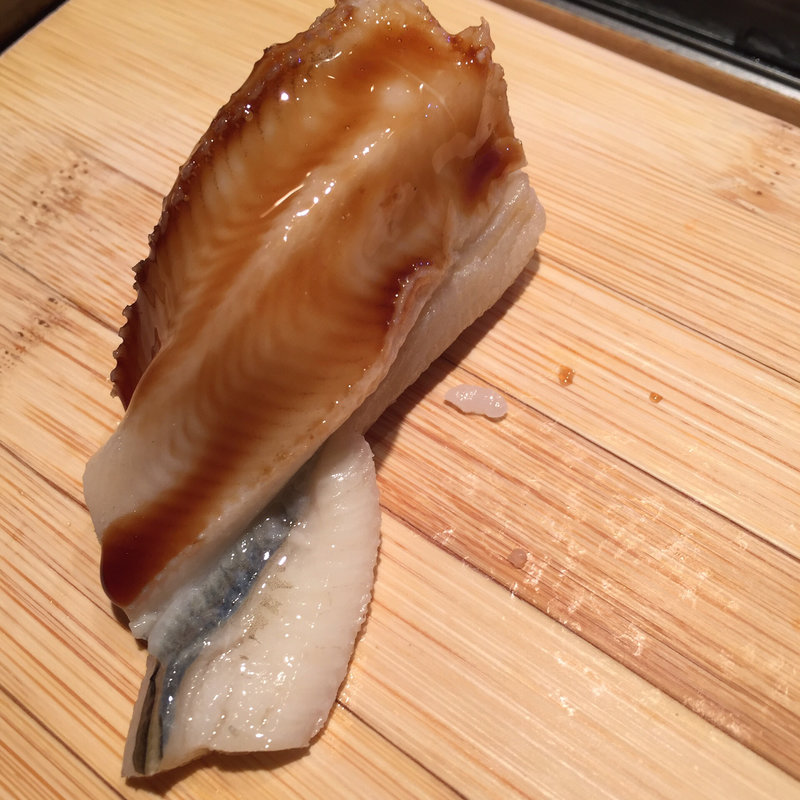 穴子(立喰い鮨 まぐろ人 御徒町出張所)