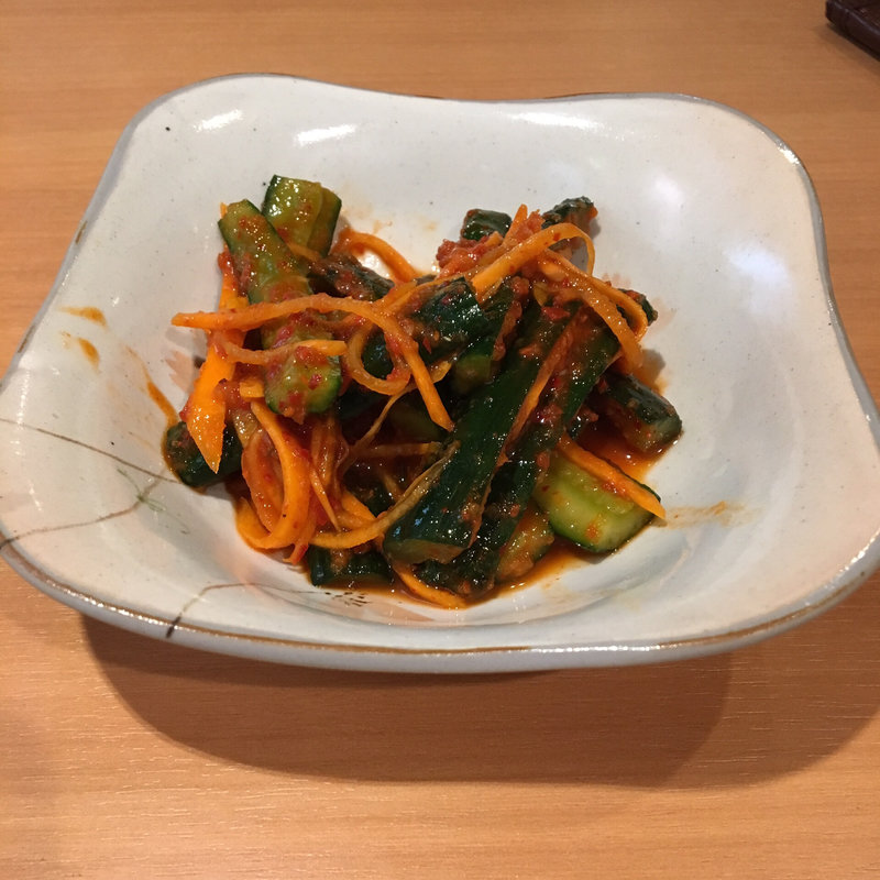 手作りキムチ きゅうり(焼肉食堂 はな牛)