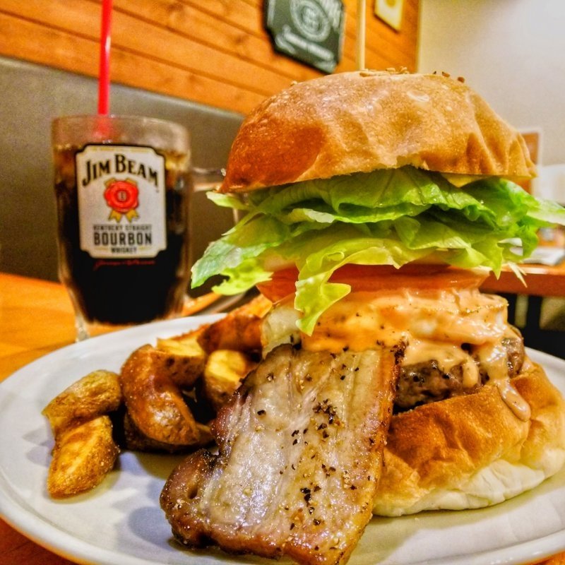 ベーコンエッグオーロラバーガー(ジャストミート （JUSTmeet）)