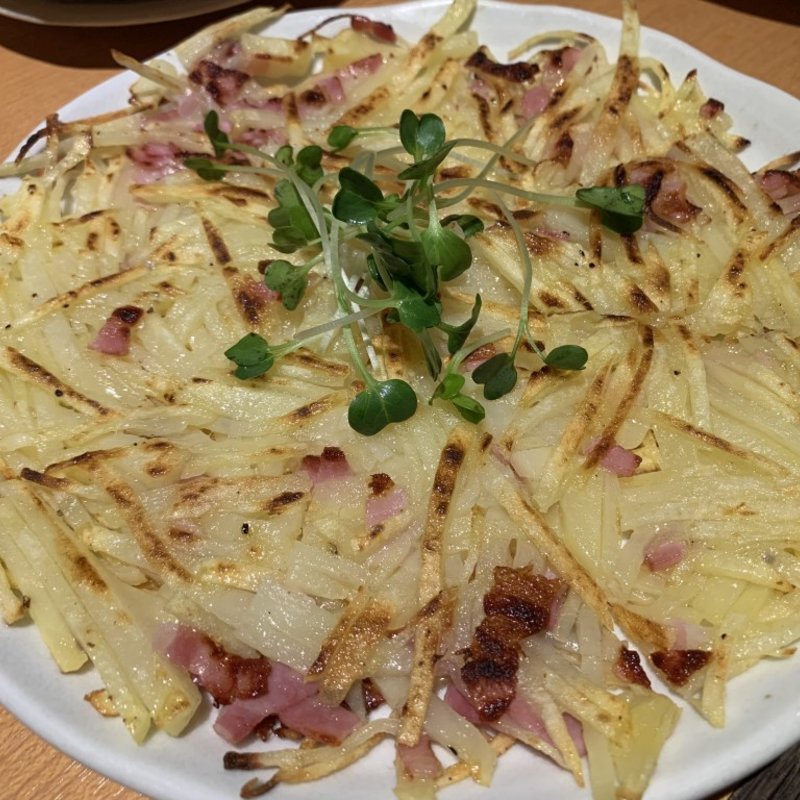 ベーコンとジャガイモのガレット(かず坊)