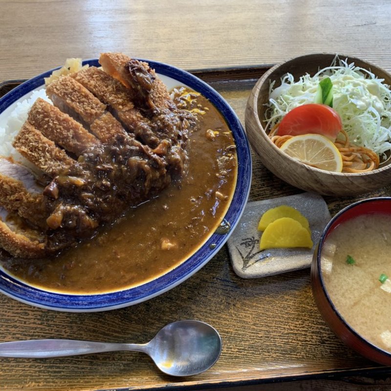 ジャンボロースカツカレー(とんかつ とん亭)