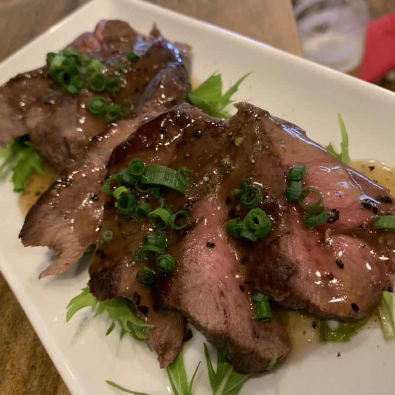 厚切り牛タンステーキネギ塩ソース(bellDining)