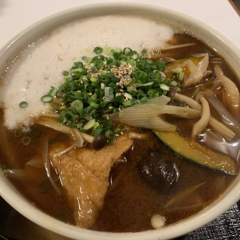 みそとろろうどん(本格手造りうどん つるてん)