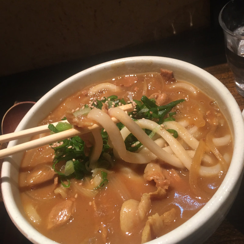 カレーうどん(葉隠 （はがくれ）)