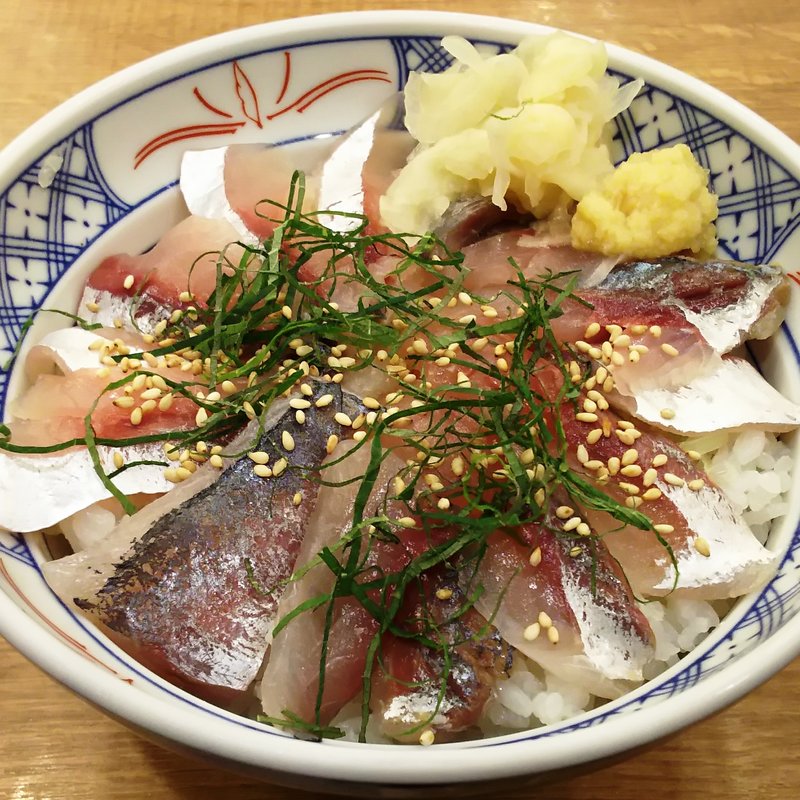 あじ丼(磯丸水産 川崎駅前店)