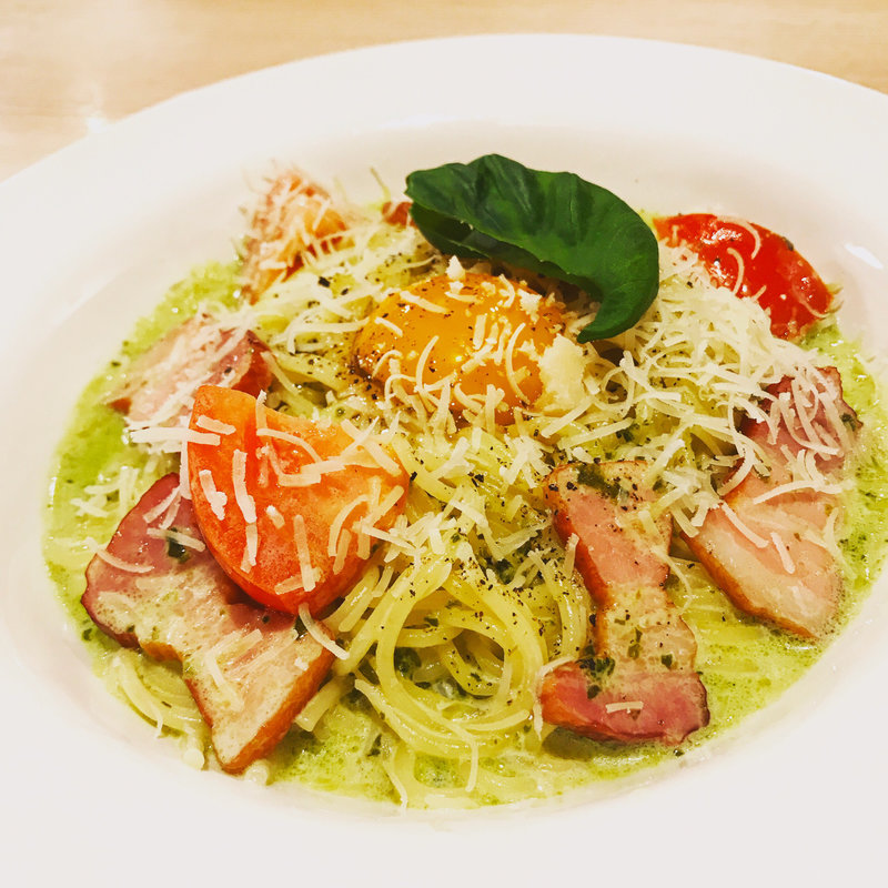 ジェノバカルボナーラ(ポポラマーマ 綾瀬店)